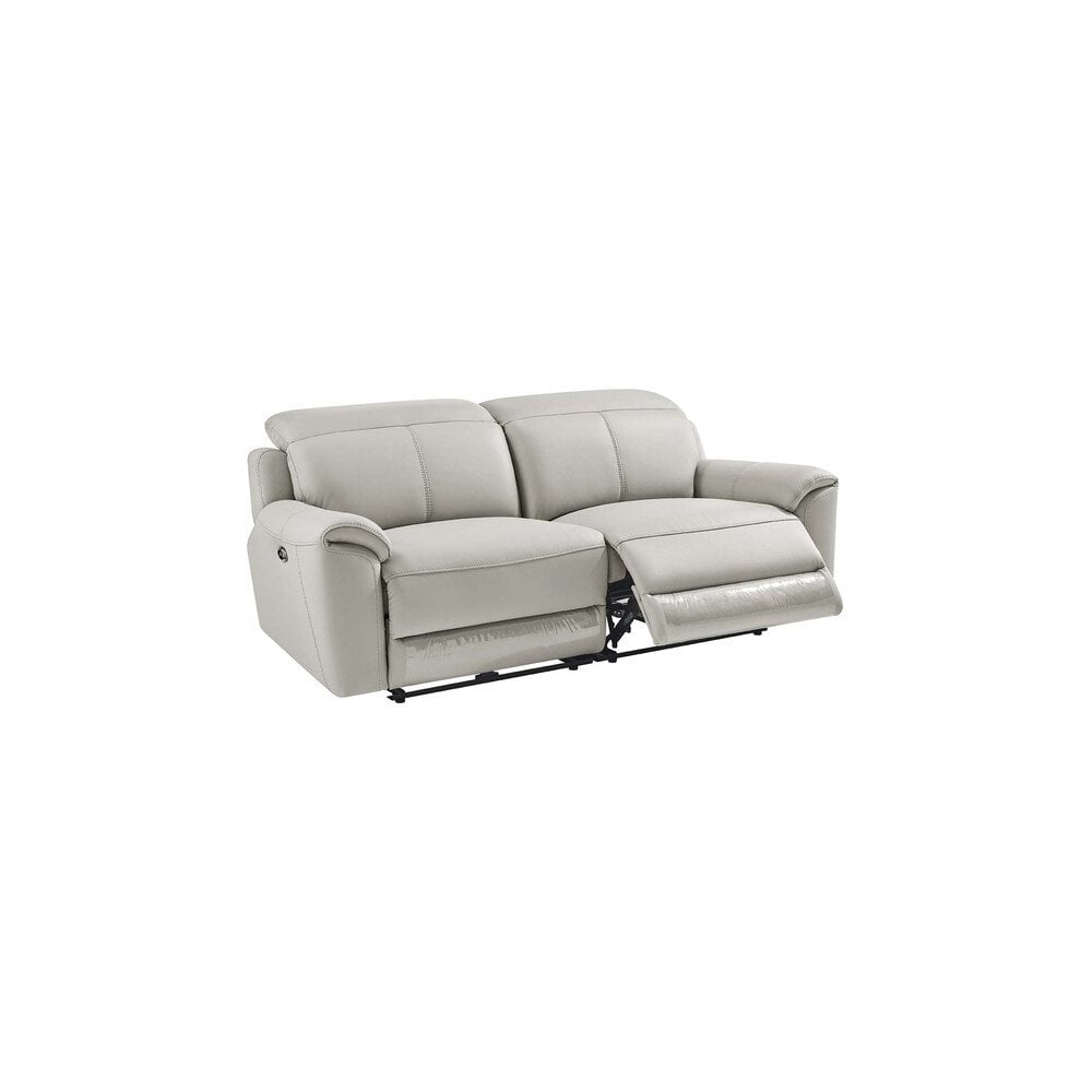 Madrid 3 Seater Electric Recliner - Light Grey