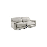 Madrid 3 Seater Electric Recliner - Light Grey