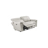 Madrid 3 Seater Electric Recliner - Light Grey