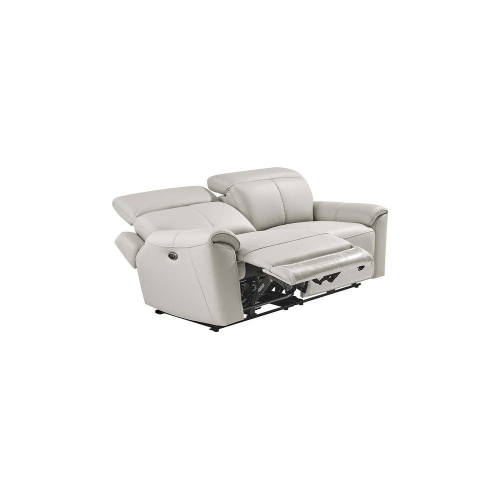 Madrid 3 Seater Electric Recliner - Light Grey