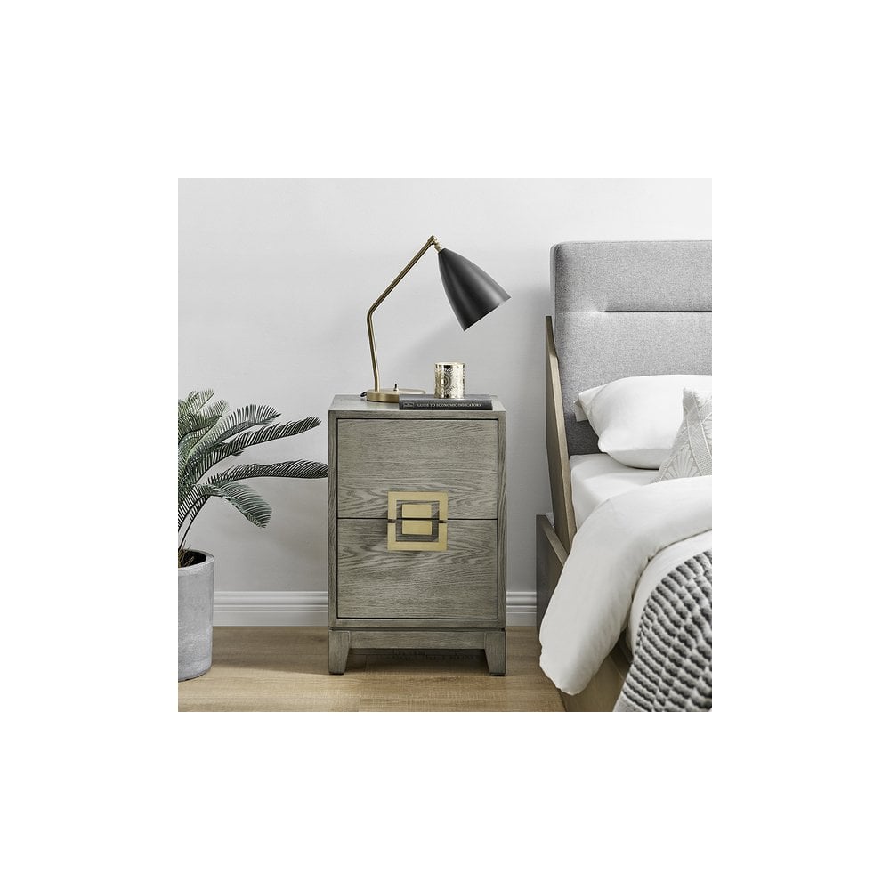 Malta 2 Drawer End Table