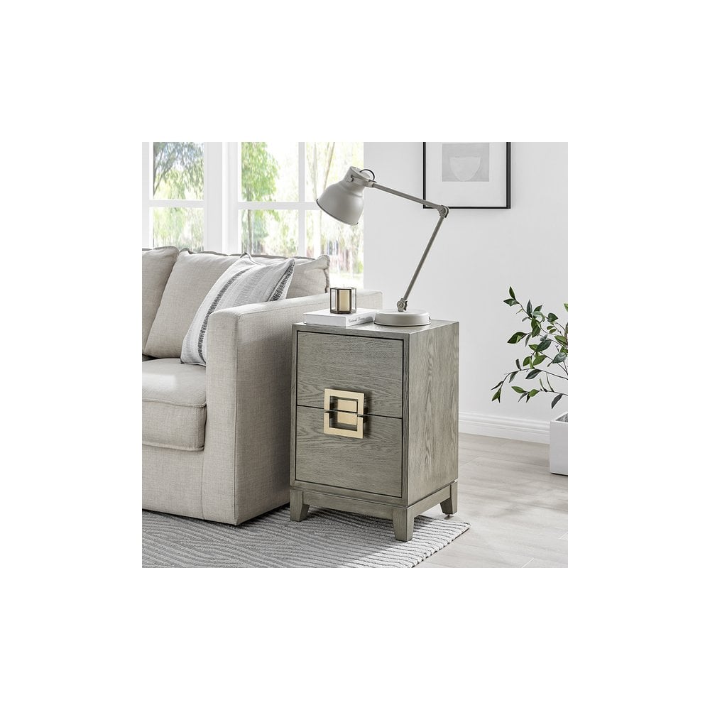 Malta 2 Drawer End Table