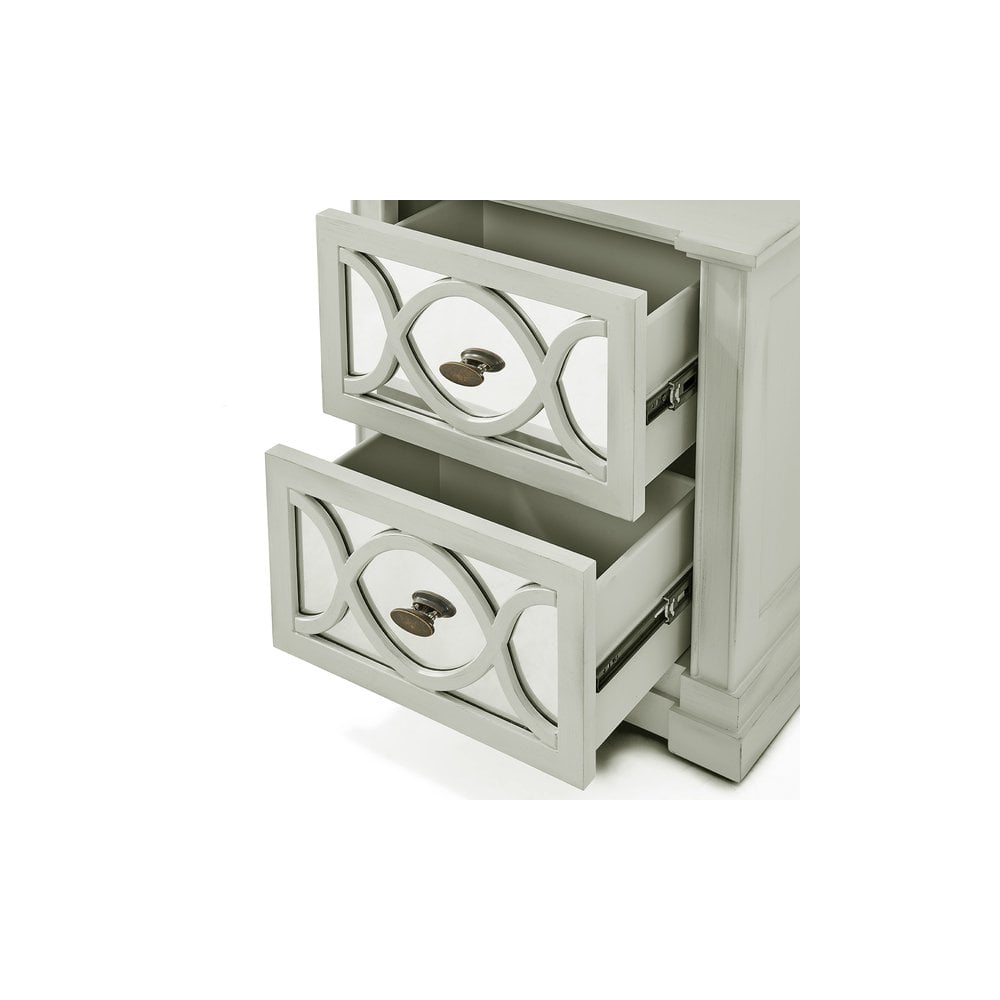 Modena 2 Drawer End Table