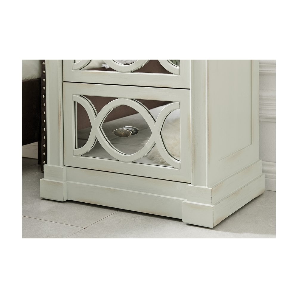 Modena 2 Drawer End Table
