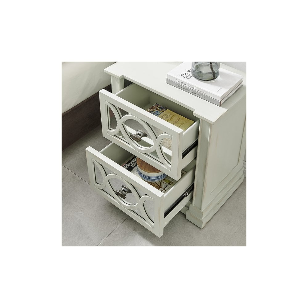 Modena 2 Drawer End Table