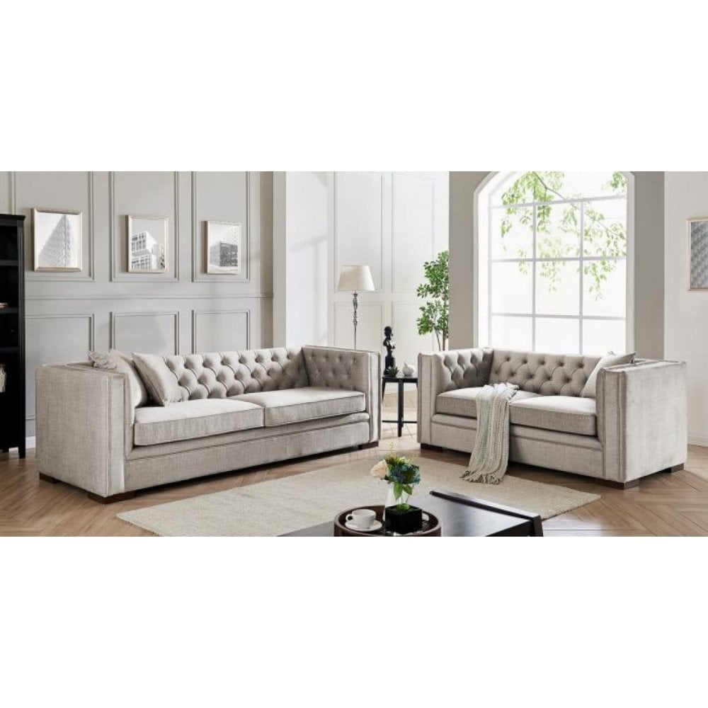 Montreal 2 Seater- Pebble Grey
