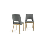 Morgan Dining Chair - Grey Linen (Set of 2)