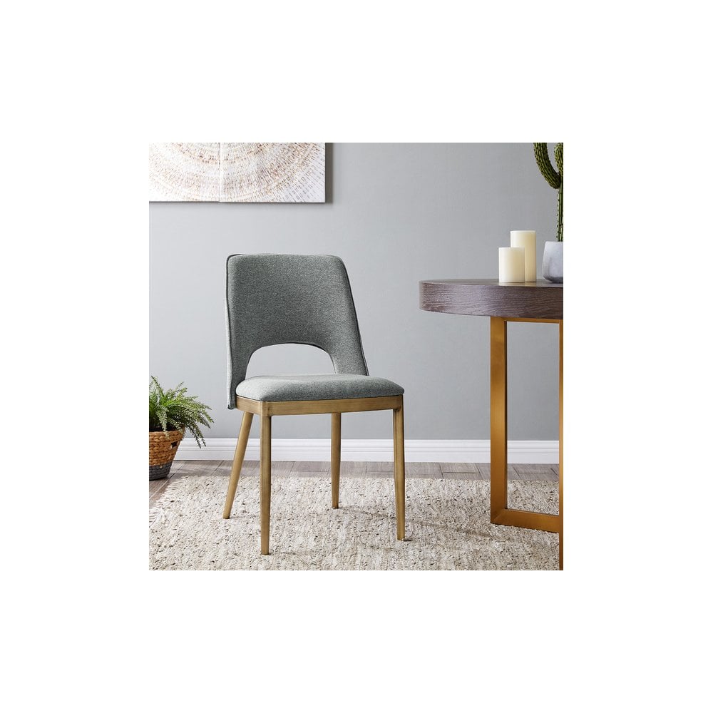 Morgan Dining Chair - Grey Linen (Set of 2)