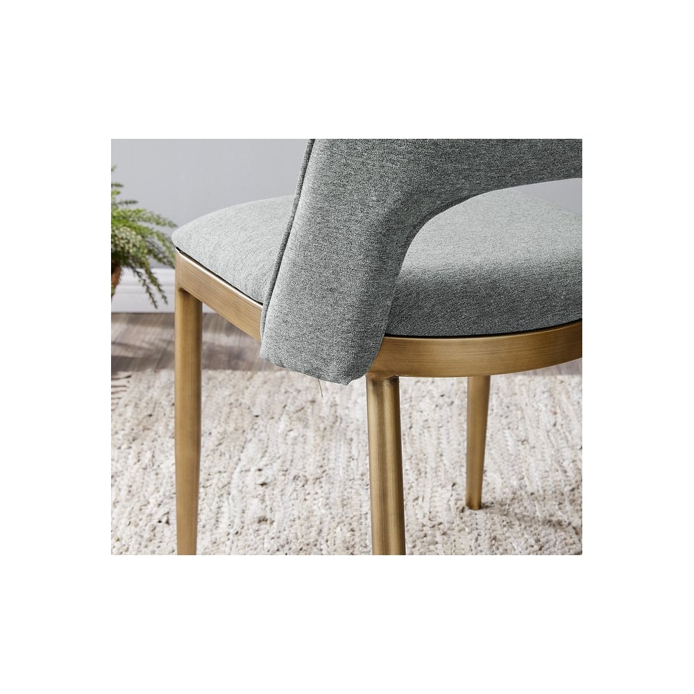 Morgan Dining Chair - Grey Linen (Set of 2)