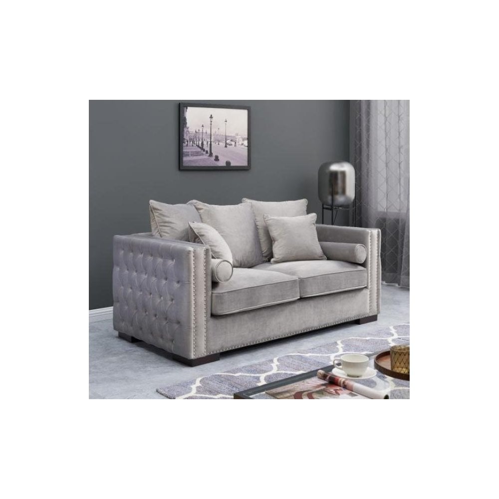 Moscow 2 Seater Sofa - Silver