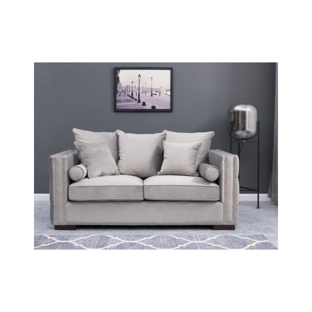 Moscow 2 Seater Sofa - Silver