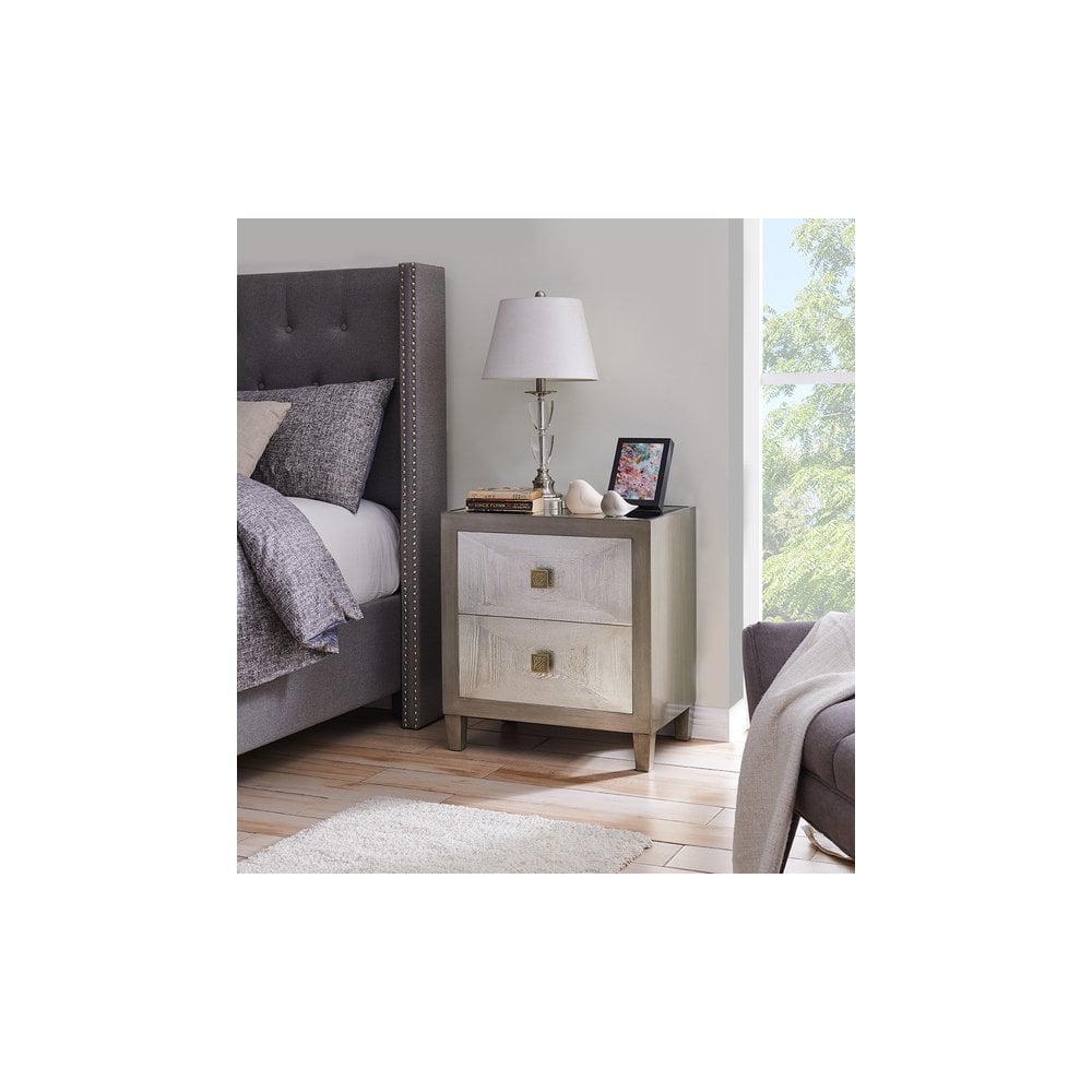 Nova 2 Drawer End Table