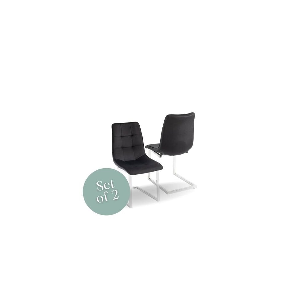 Ollie Dining Chair - Black (Set of 2)