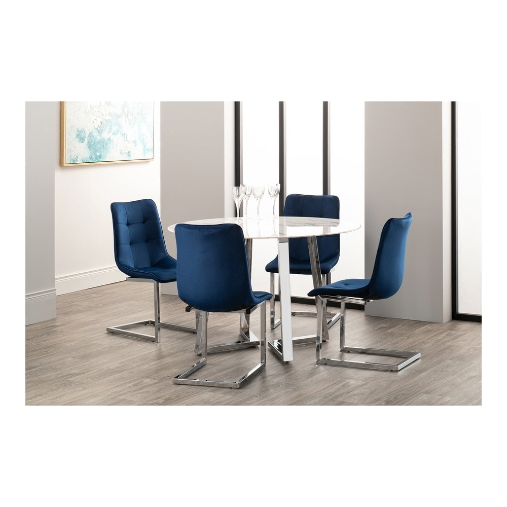 Ollie Dining Chair - Royal Blue (Set of 2)