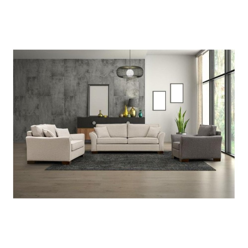 Oxford 3 Seater - Cream