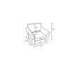 Oxford Armchair - Dark Grey