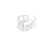 Oxford Armchair - Dark Grey