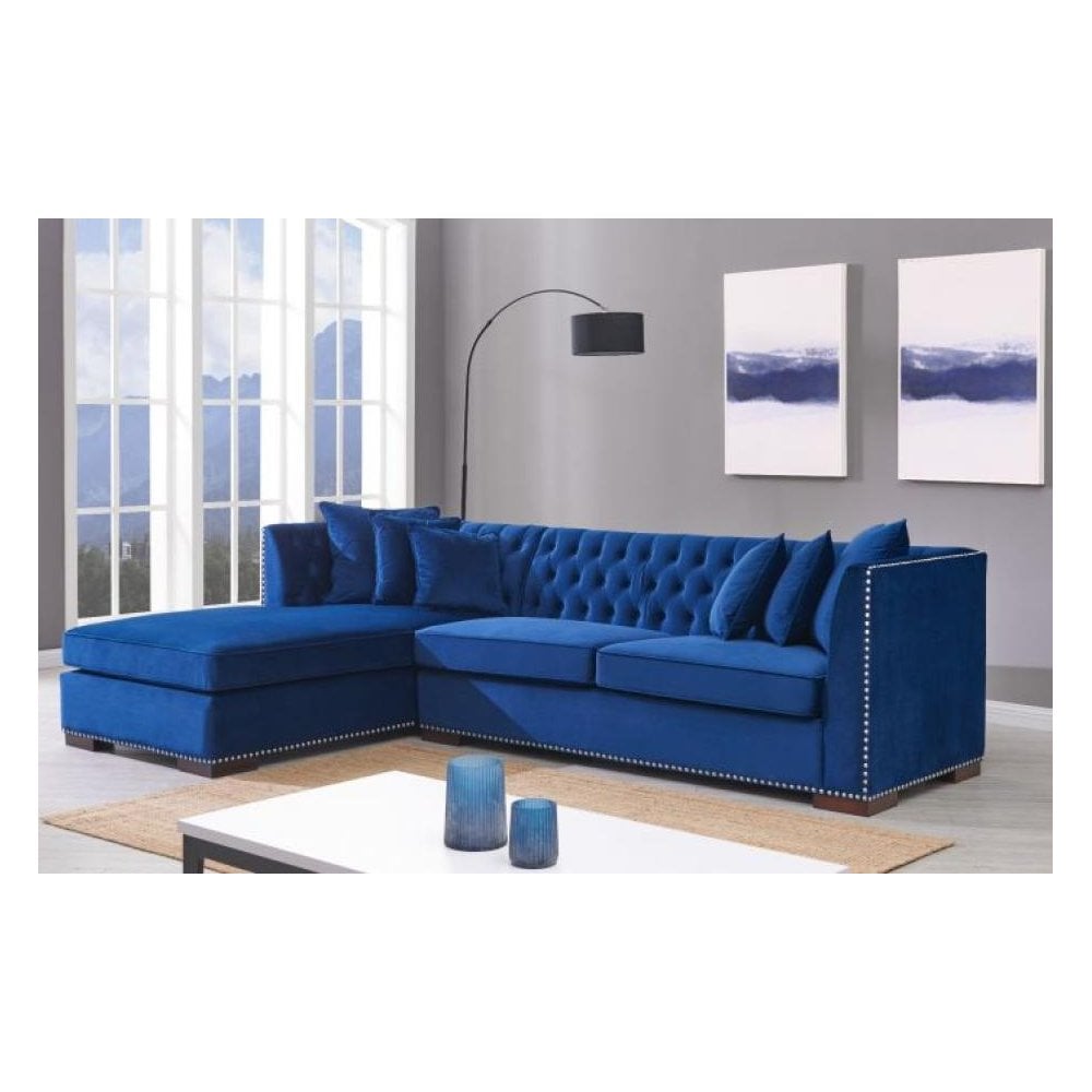 Royal Blue Chester Corner Suite
