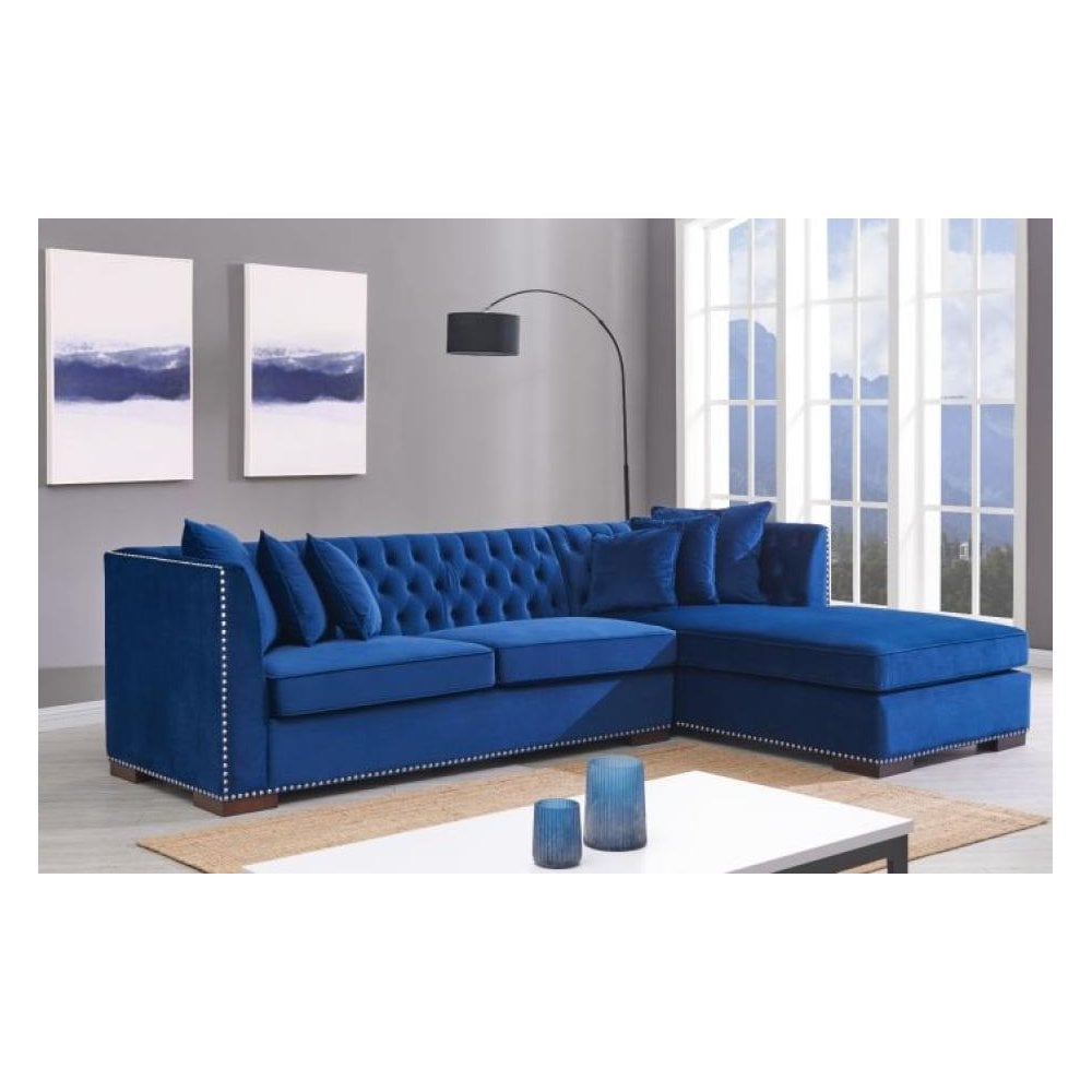 Royal Blue Chester Corner Suite