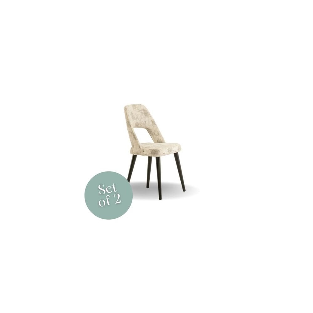 Viola Chair - Silver (Set of 2)
