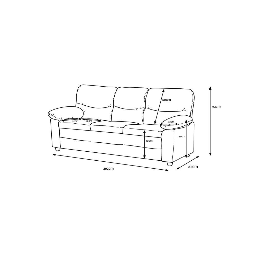 Andreas 3 Seater