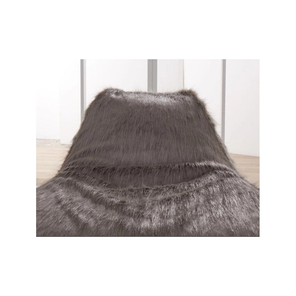 Faux Sheepskin Bean Bag