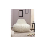 Faux Sheepskin Bean Bag