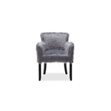 Heavy Shag Faux Sheepskin Tub Chair