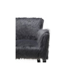 Heavy Shag Faux Sheepskin Tub Chair
