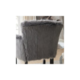 Heavy Shag Faux Sheepskin Tub Chair
