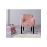 Heavy Shag Faux Sheepskin Tub Chair