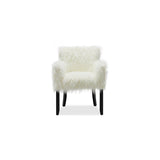 Heavy Shag Faux Sheepskin Tub Chair