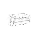 Hilton 2 Seater Sofa