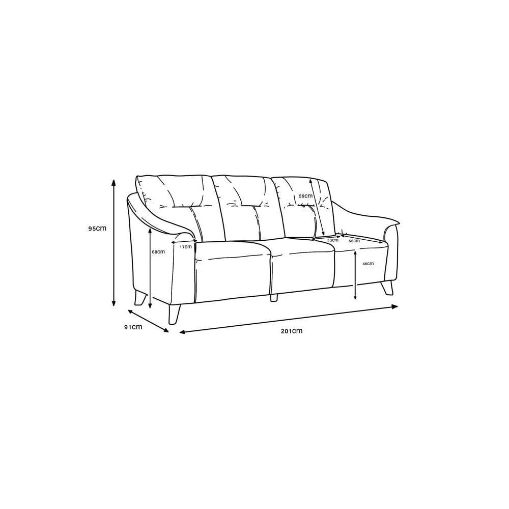 Naples 3 Seater Sofa