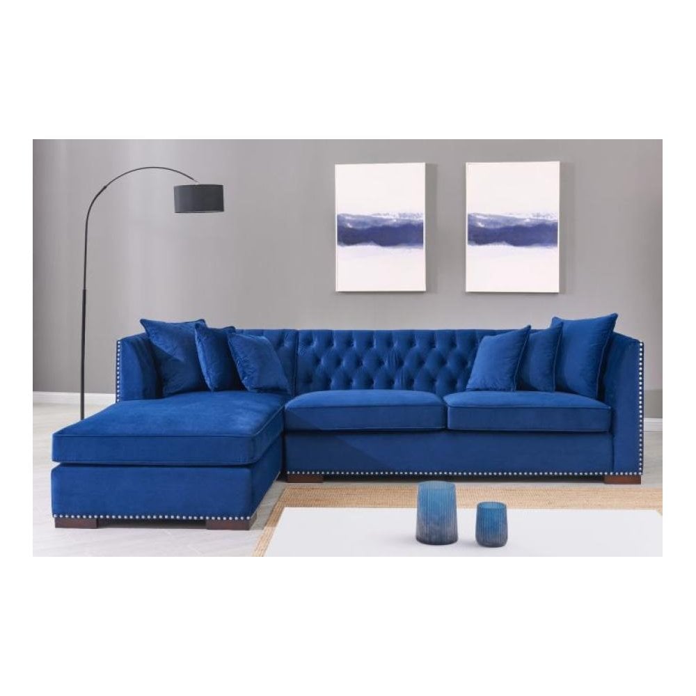 Royal Blue Chester Corner Suite