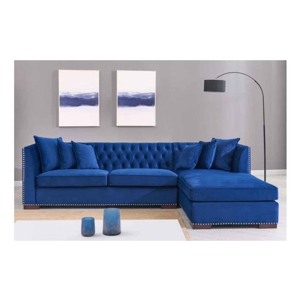 Royal Blue Chester Corner Suite