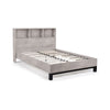 Bali Bookcase Headboard Bed - Grey Oak