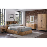 Bali Ottoman Storage - Light Oak