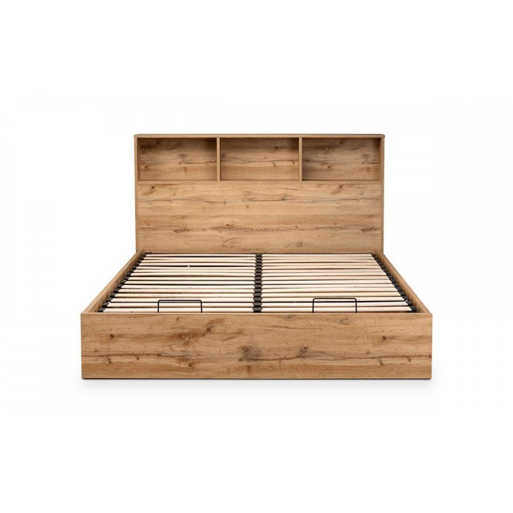 Bali Ottoman Storage - Grey Oak
