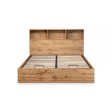 Bali Ottoman Storage - Grey Oak