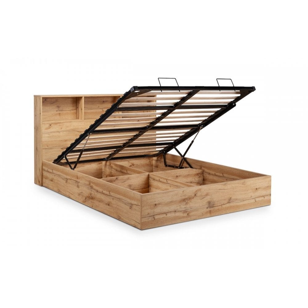 Bali Ottoman Storage - Grey Oak