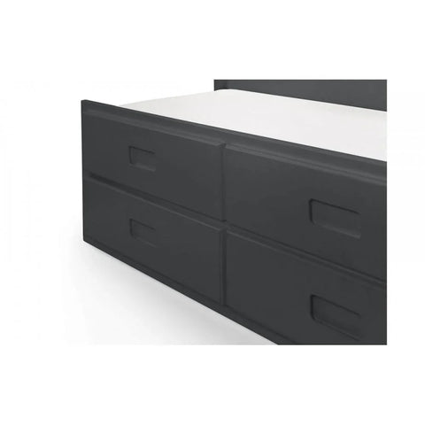 Maisie Bed With Underbed And Drawers - Anthracite