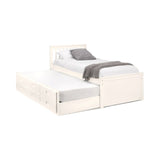 Maisie Bed With Underbed And Drawers - Surf White