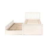 Maisie Bed With Underbed And Drawers - Surf White