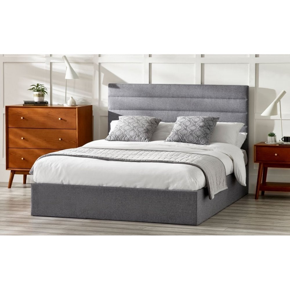 Merida Lift-up Storage Bed - Grey