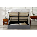 Merida Lift-up Storage Bed - Grey