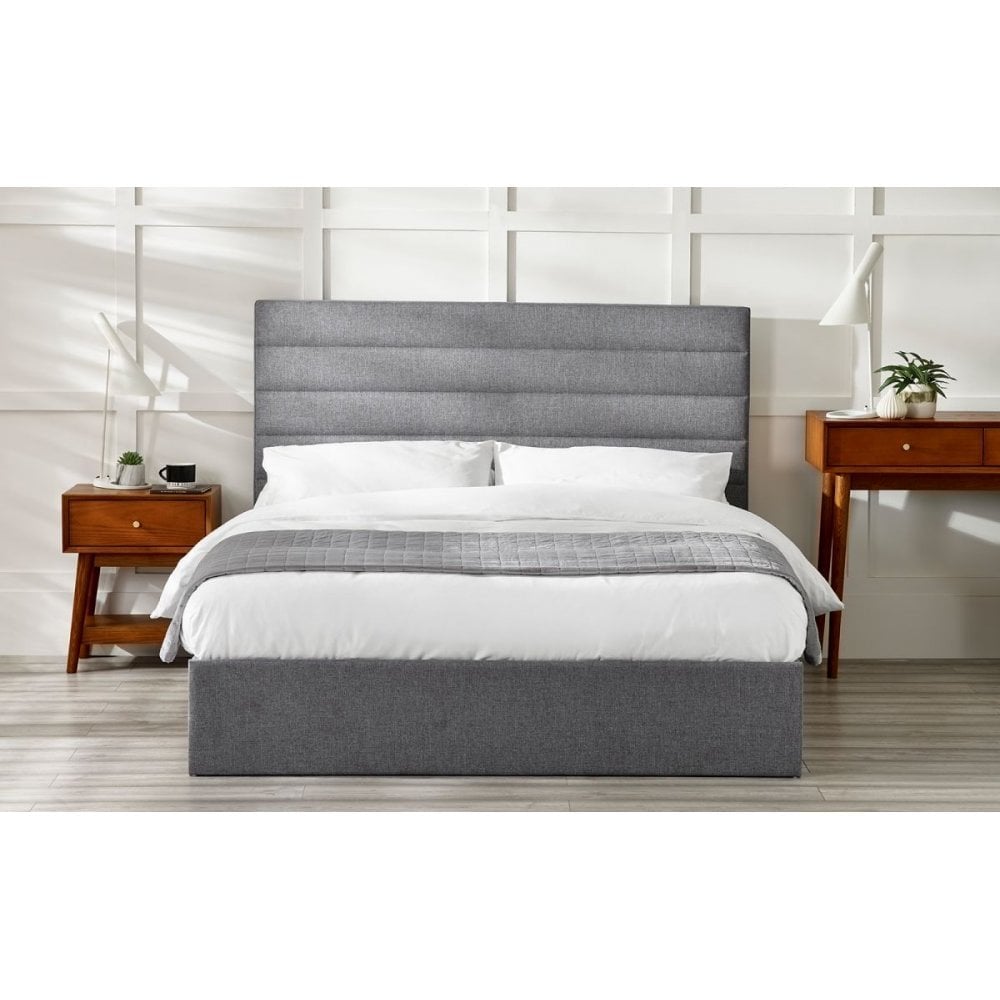 Merida Lift-up Storage Bed - Grey