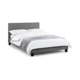 Rialto Light Grey Linen Bed