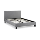 Rialto Light Grey Linen Bed
