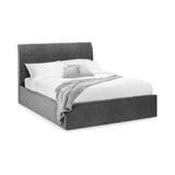 Sanderson Diamond Quilted Velvet Ottoman Bed
